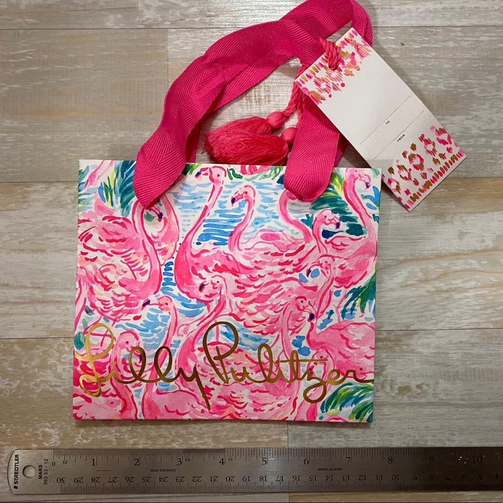 Lilly Pulitzer Small Gift Bag w Tassels NWT